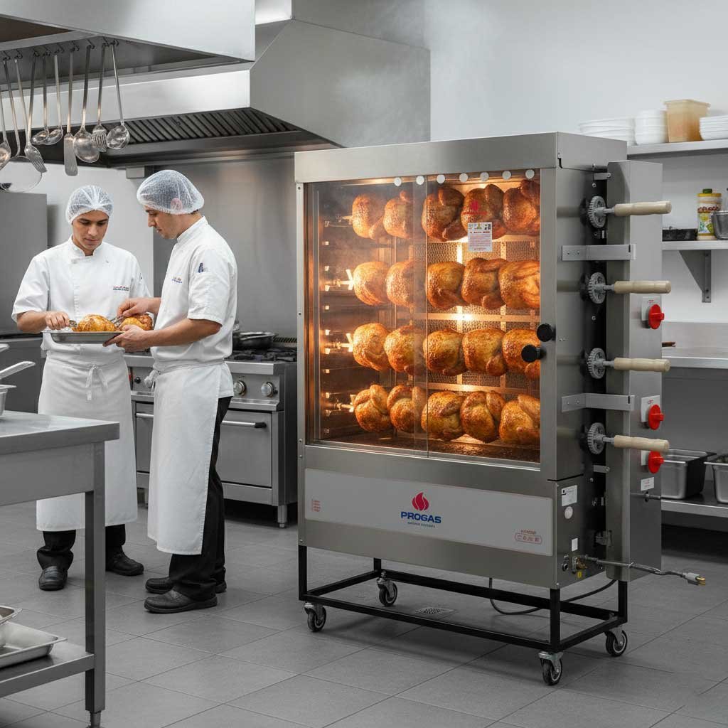 Asador Spiedo PROGAS 4 espadas - Imagen 3