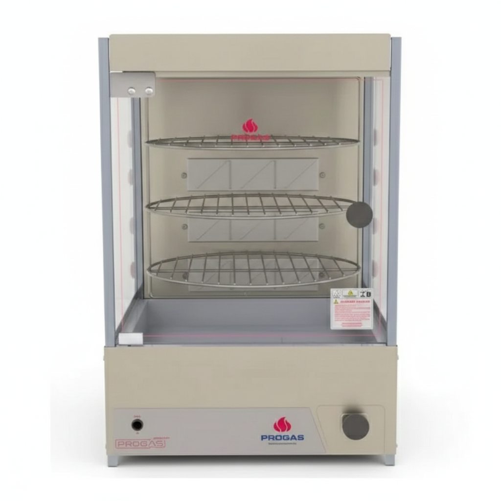 Asador Multiuso Giratorio PROGAS 3 rejillas - Imagen 2